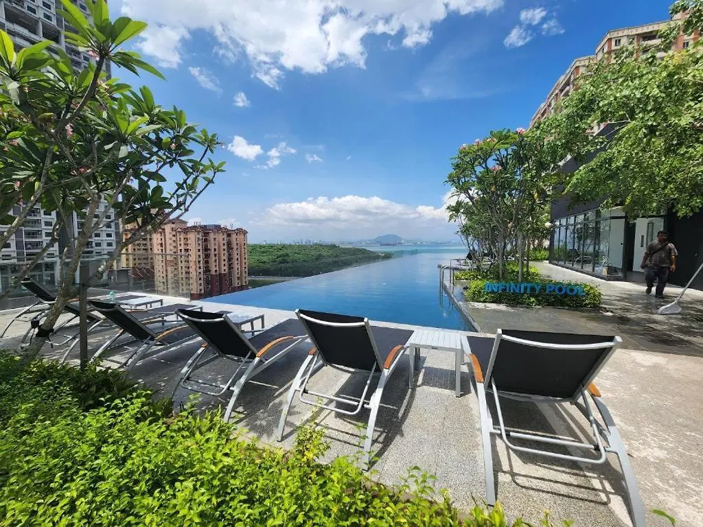 Urban Suites Georgetown Penang - Sea View & Georgetown View - High Floor - Exclusive & Cozy Stay Appartement