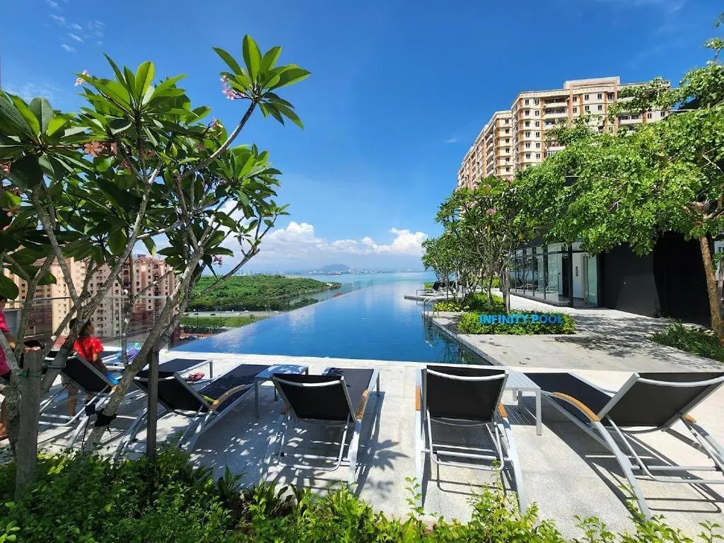 Appartement Urban Suites Georgetown Penang - Sea View & Georgetown View - High Floor - Exclusive & Cozy Stay